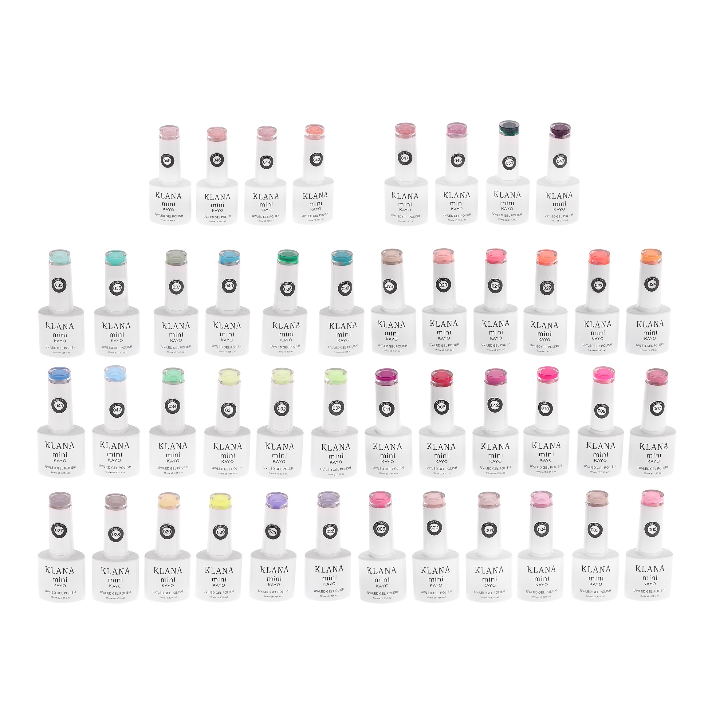 لاک ژل ناخن کلانا مدل لاکچری بسته 50 عددی لاک ژل ناخن کلانا مدل لاکچری بسته 50 عددی