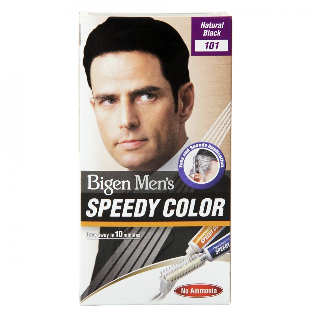 کیت رنگ مو بیگن سری speedy colour مدل natural black شماره 101 کیت رنگ مو بیگن سری speedy colour مدل natural black شماره 101