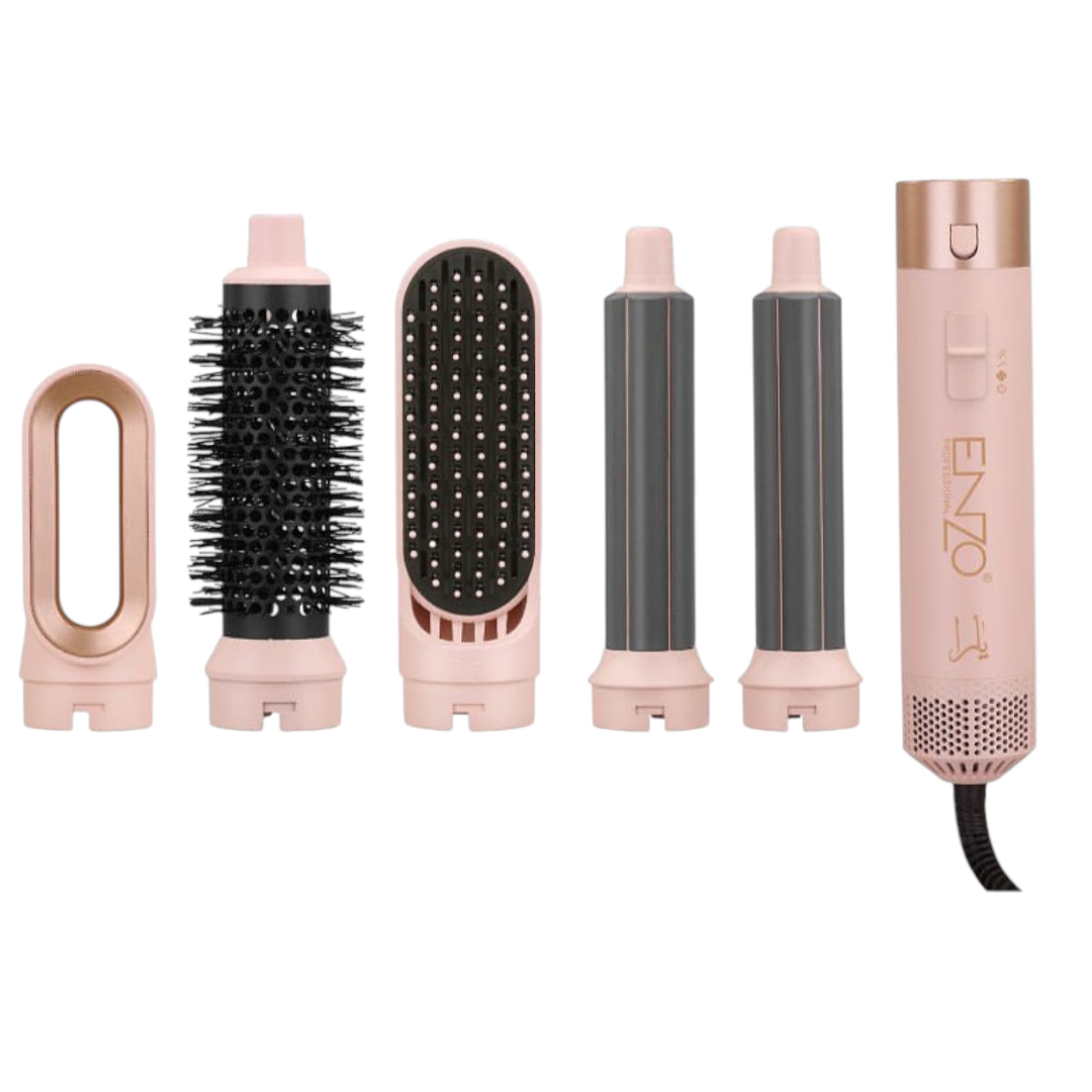 سشوار حرفهای 1200 وات انزو پروفیشینال مدل EN-4142B 5in1 سشوار حرفهای 1200 وات انزو پروفیشینال مدل EN-4142B 5in1