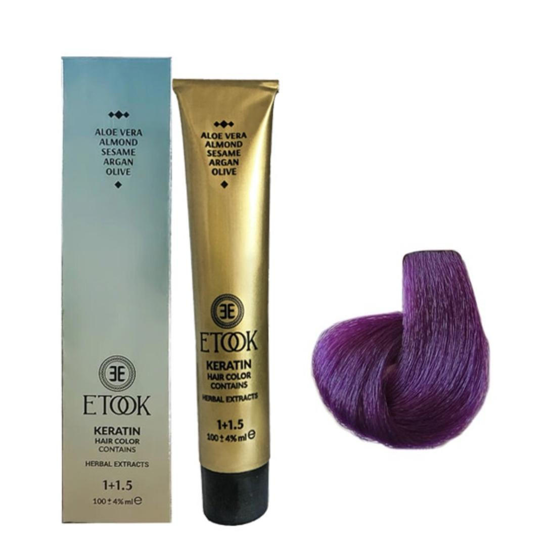 رنگ مو ایتوک شماره 3.99 حجم 100 میلی‌لیتر رنگ شرابی تیره