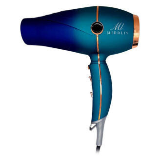 سشوار حرفه‌ای میدلیو مدل V-232، موتور AC با توان مصرفی 2400-2000 وات، دارای قابلیت باد سرد، فناوری تولید یون، دارای حلقه آویختن، با حالت صاف‌کننده و حجم‌دهنده، وزن 550 گرم، تنظیم حرارت 3 حالته و کنترل سرعت 2 حالته، به همراه 2 سری متمرکزکننده